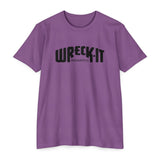 Unisex CVC Jersey T-shirt Black Logo