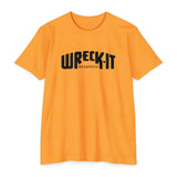 Unisex CVC Jersey T-shirt Black Logo