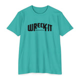 Unisex CVC Jersey T-shirt Black Logo