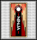 Ninja Strike Zone Cornhole Boards