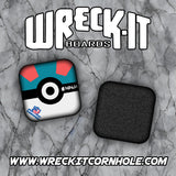 Wreck It Sports Ninja Poke Series Cornhole Bag Set of 4