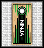 Ninja Strike Zone Cornhole Boards